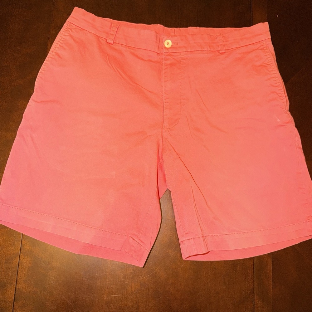 Men's southern tide coral/pink 36 men's Chino Shorts